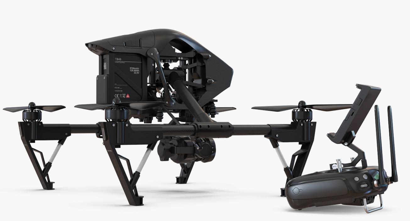 DJI Inspire 1 Quadcopter Black Edition Set 3D