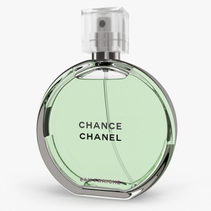 Chanel Chance Eau Fraiche Parfum Bottle 3D model