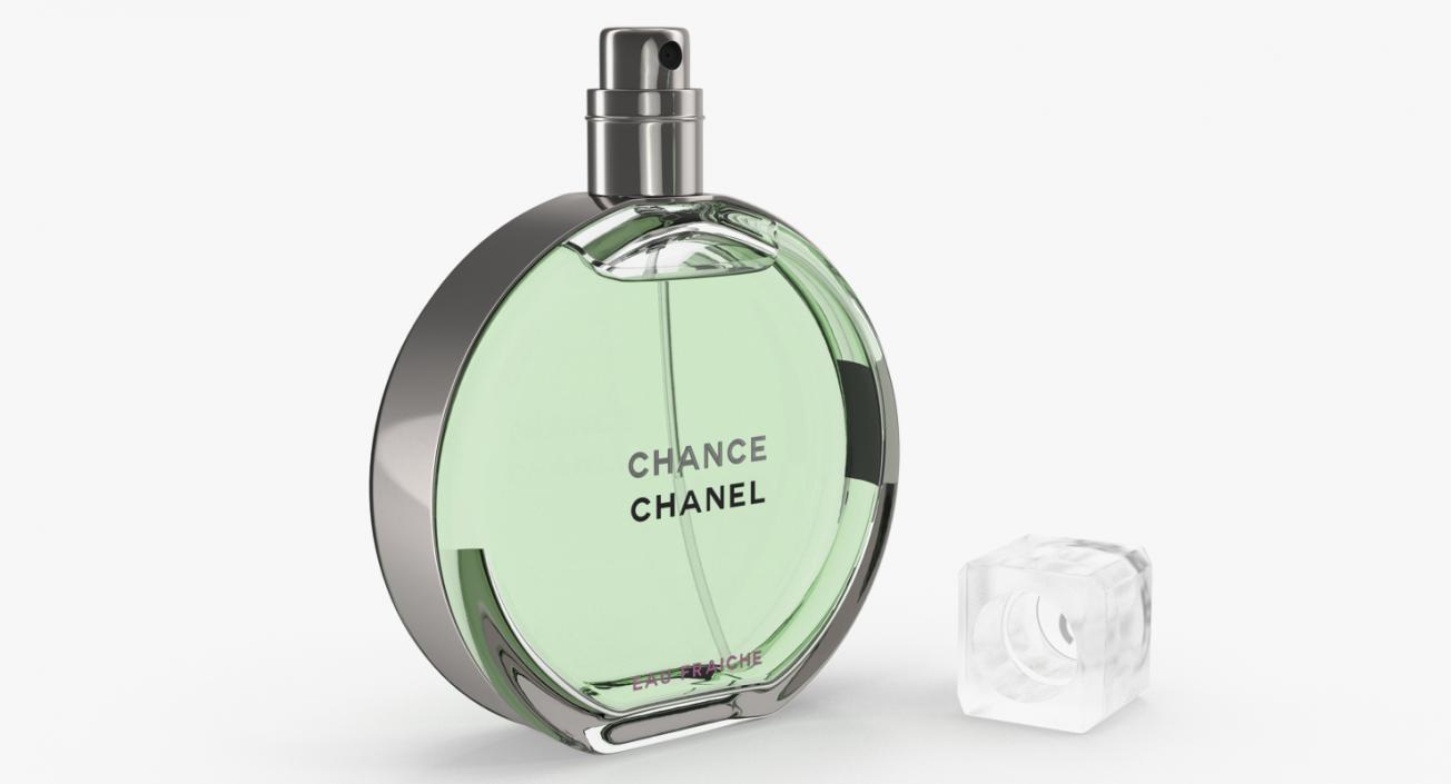 Chanel Chance Eau Fraiche Parfum Bottle 3D model