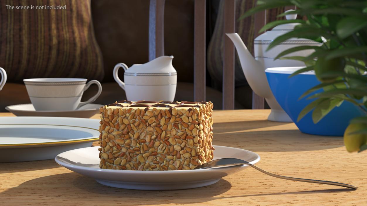 3D Mono Latte Cake Plate