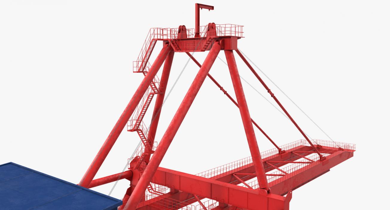 Ship to Shore Crane 3D model
