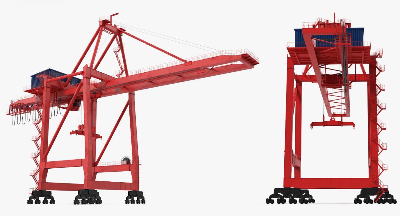 Ship to Shore Crane 3D model