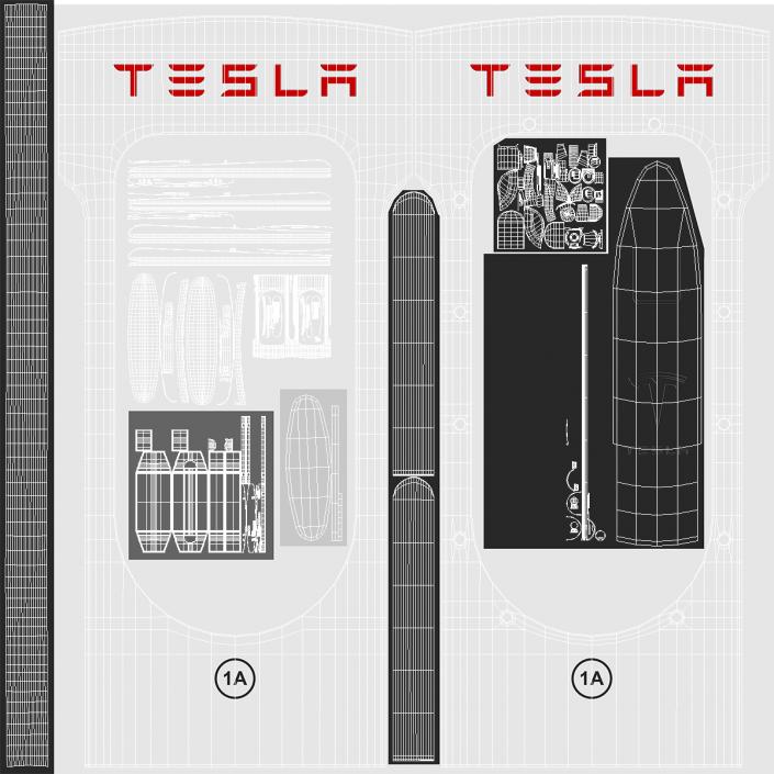 3D Tesla Supercharger model