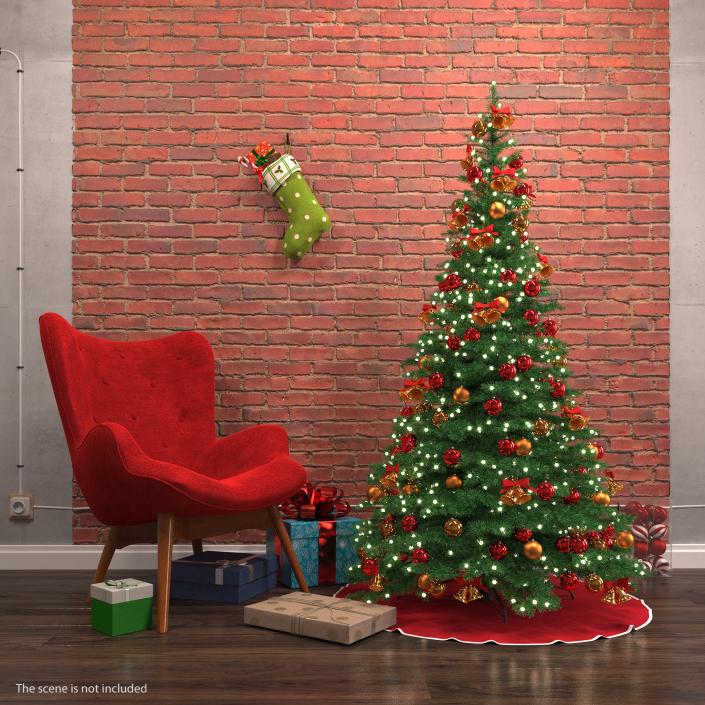 Holiday Christmas Tree 3D