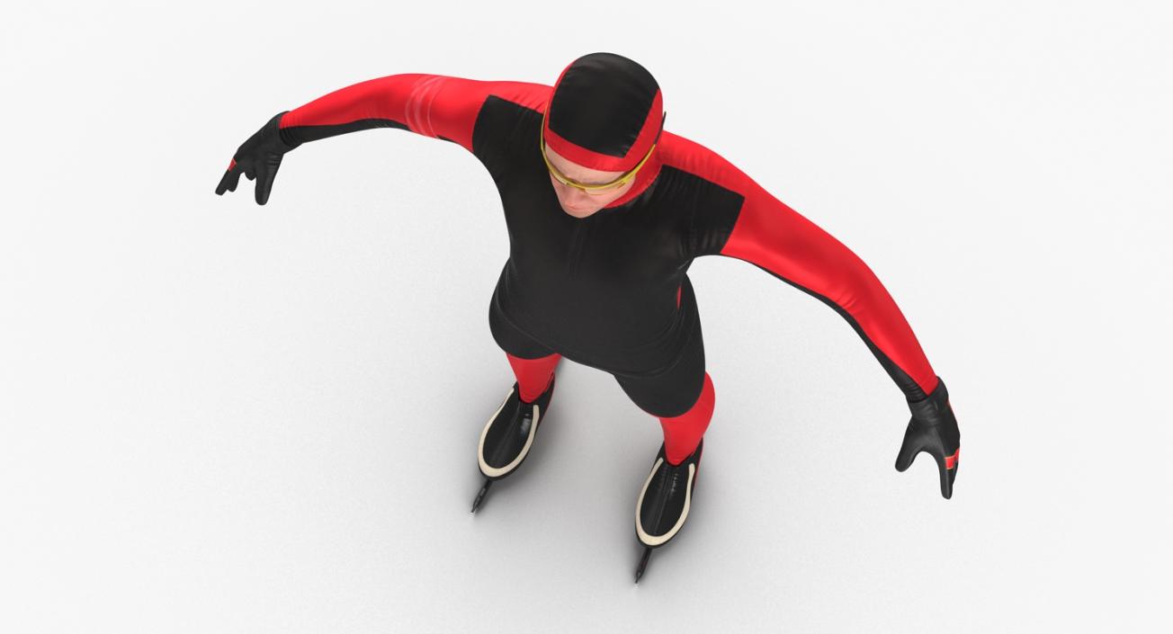 3D model Speed Skater Generic