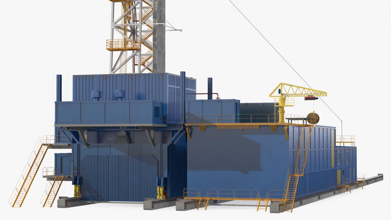 3D Uralmash Sectional Drilling Rig