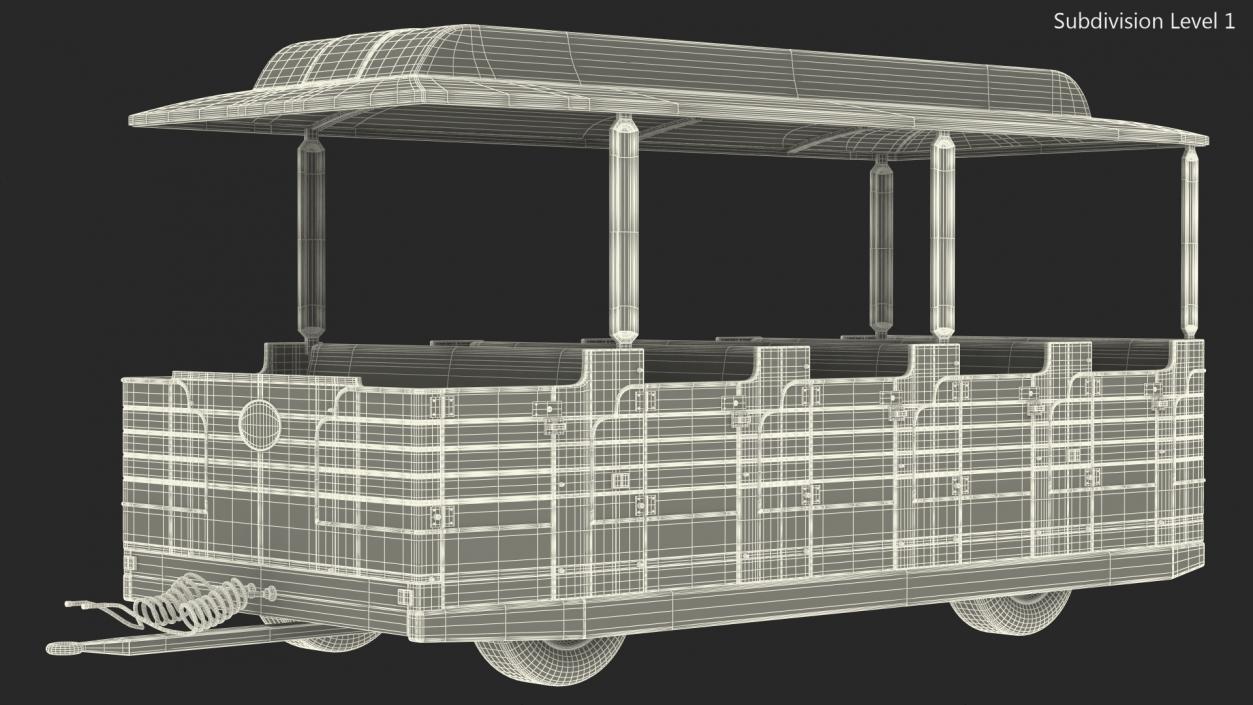 3D Wagon Dotto Muson River model