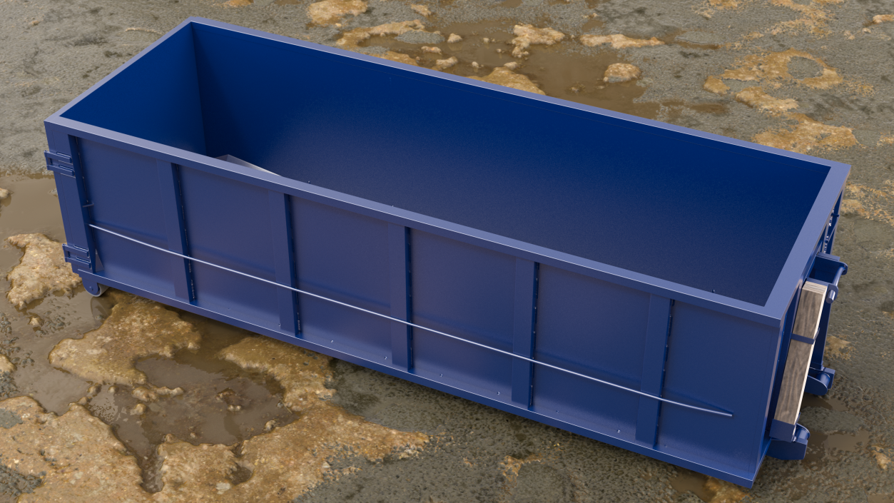 3D model Roll Off Dumpster Container 30 Yard