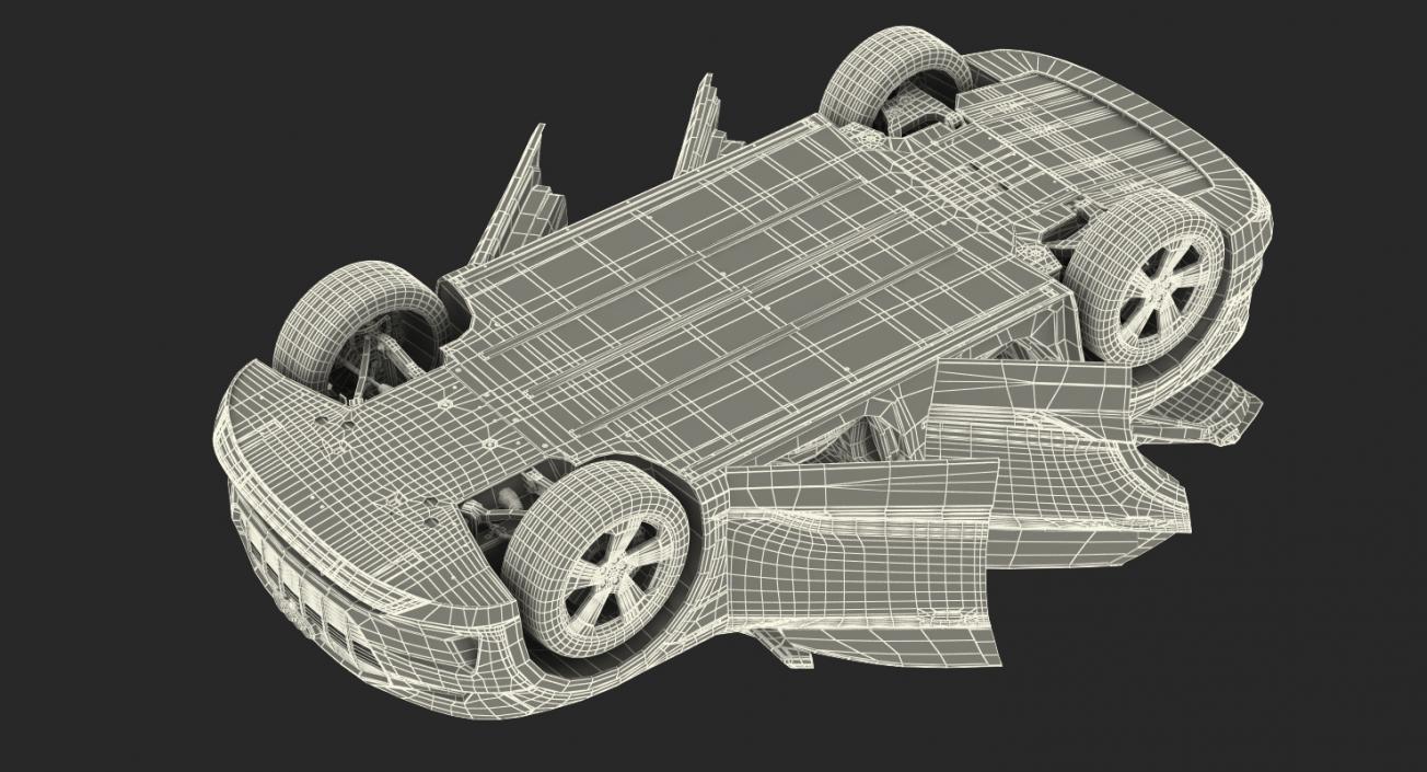 3D Audi E-tron Rigged model