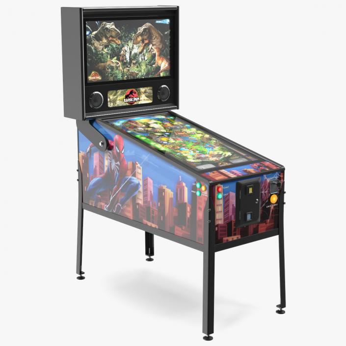 Jurassic Park Virtual Pinball Machine 3D