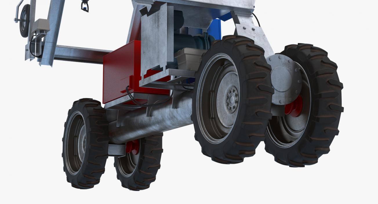 3D Four Wheel Lateral Move Irrigation System