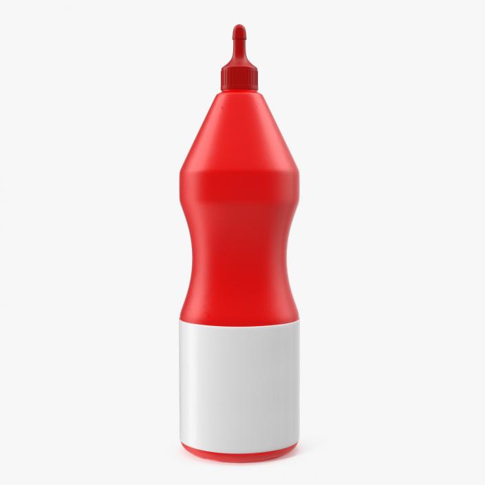 3D model Ketchup Plastic Squeeze Bottle