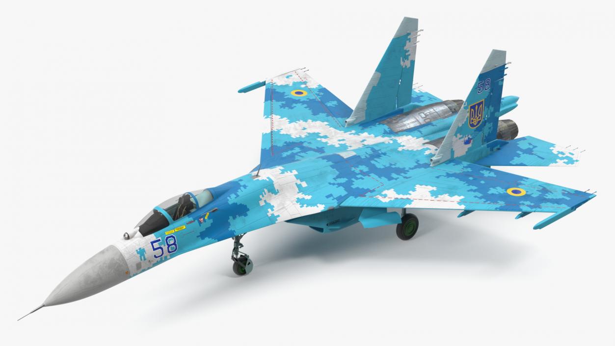 3D Ilyushin IL-96-400 model