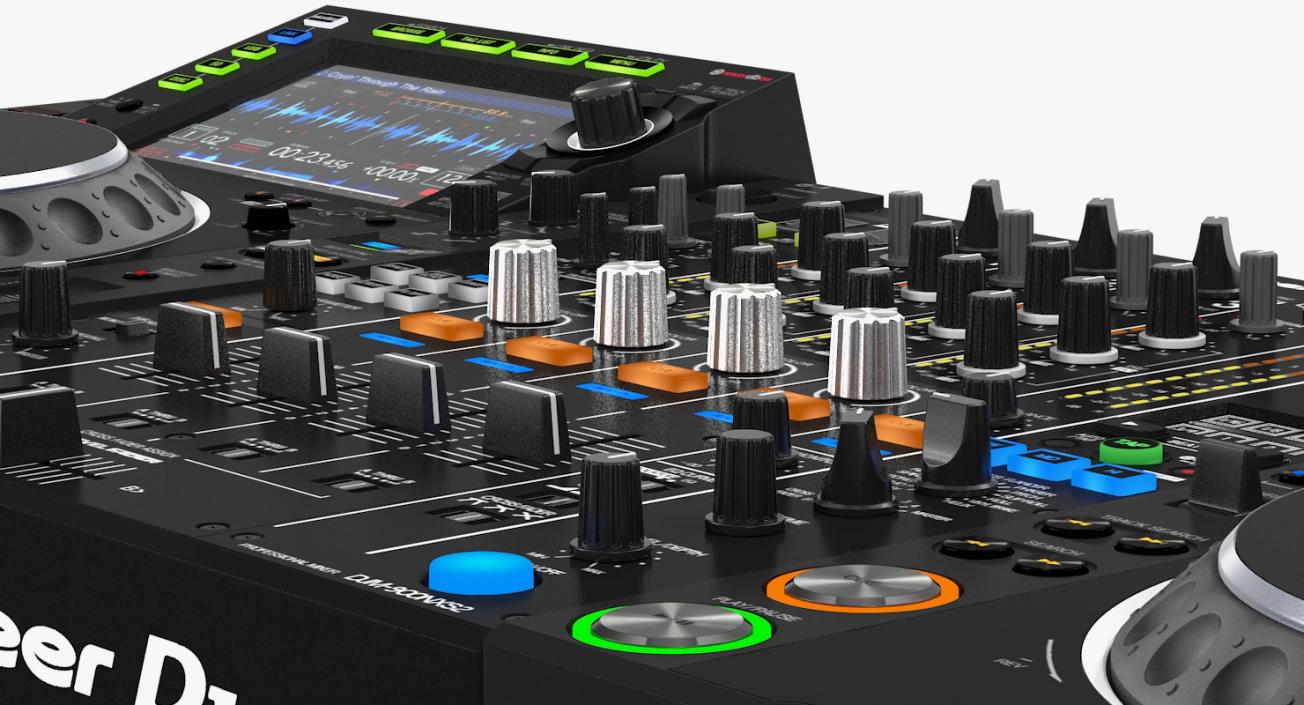3D Professional DJ Media Player and Mixer Pioneer