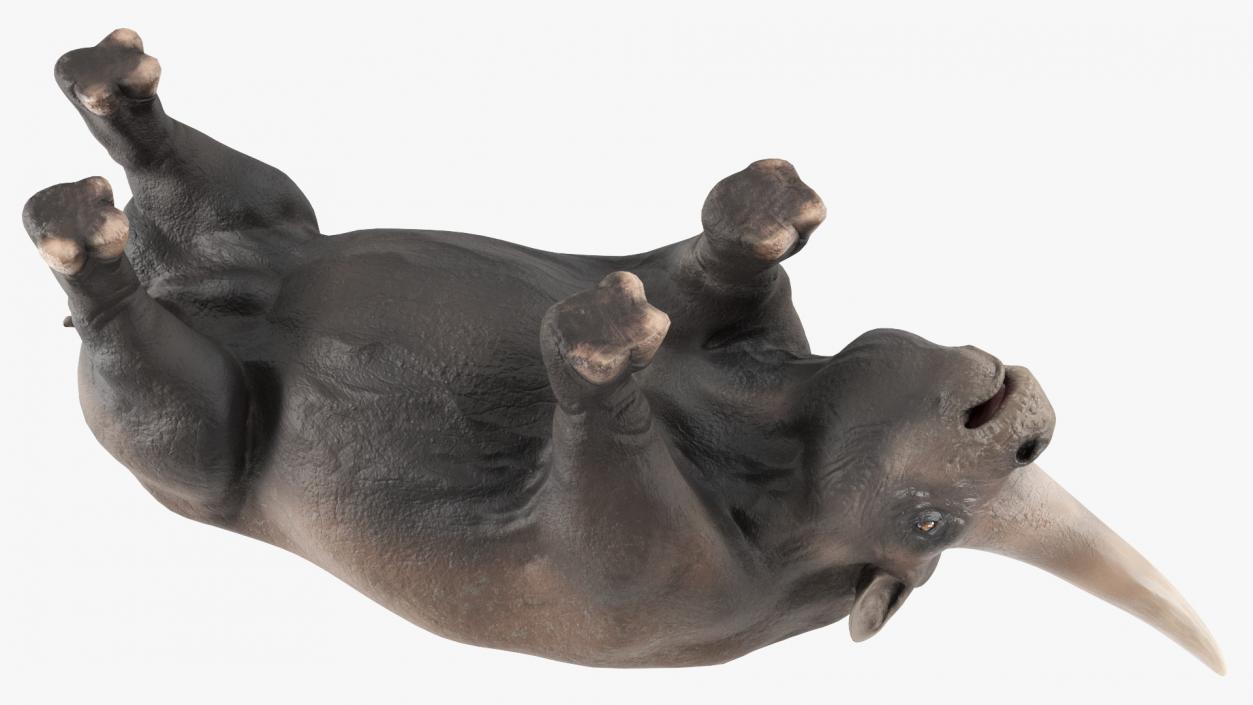 3D model Giant Rhinoceros Standing Pose