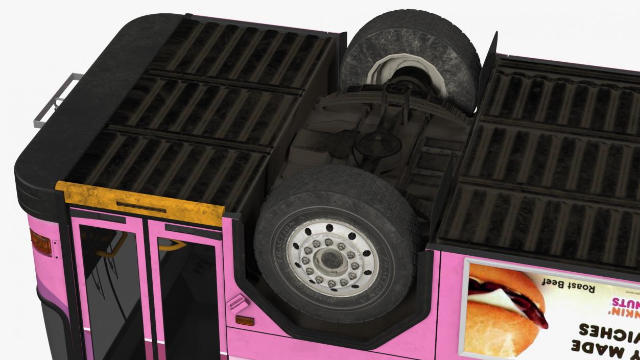 Gillig Low Floor Diesel Electric Hybrid Bus Simple Interior 3D model