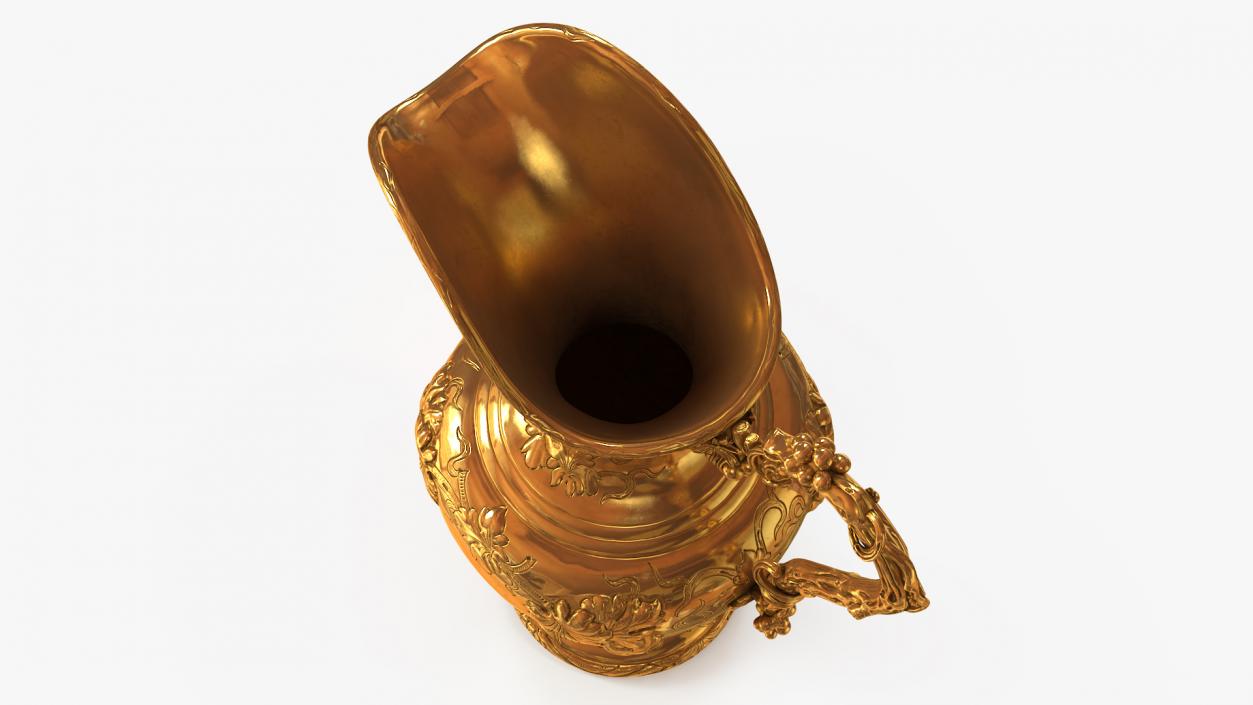 Antique Gold Ewer 3D