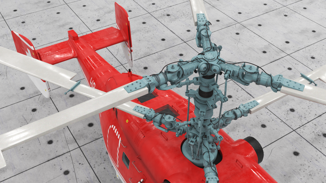 3D model Kamov KA-32 Firefighting Helicopter