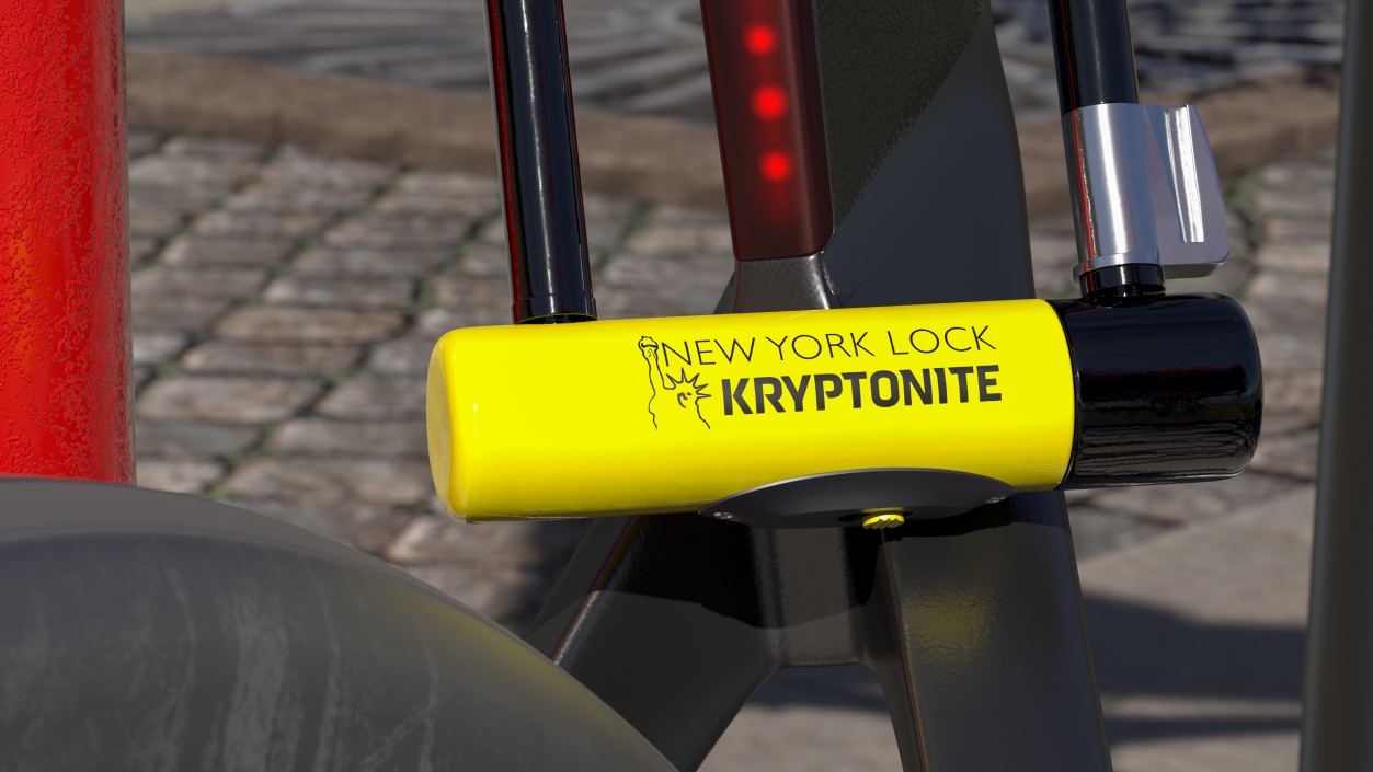 3D Kryptonite Heavy Duty Bicycle U Lock