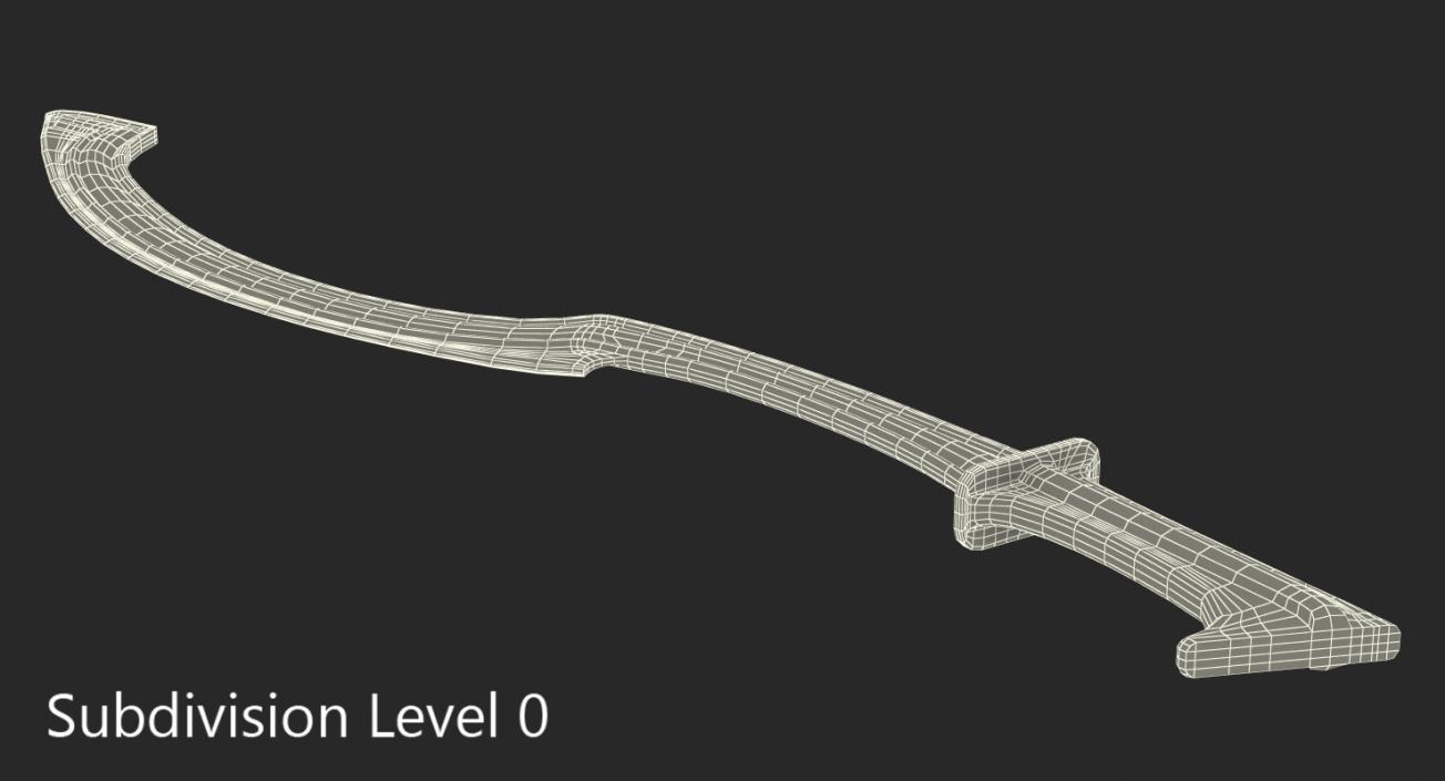 Egyptian Khopesh Sickle Sword 3D model