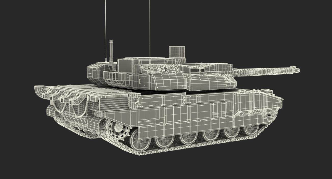 3D AMX-56 Leclerc French Main Battle Tank model