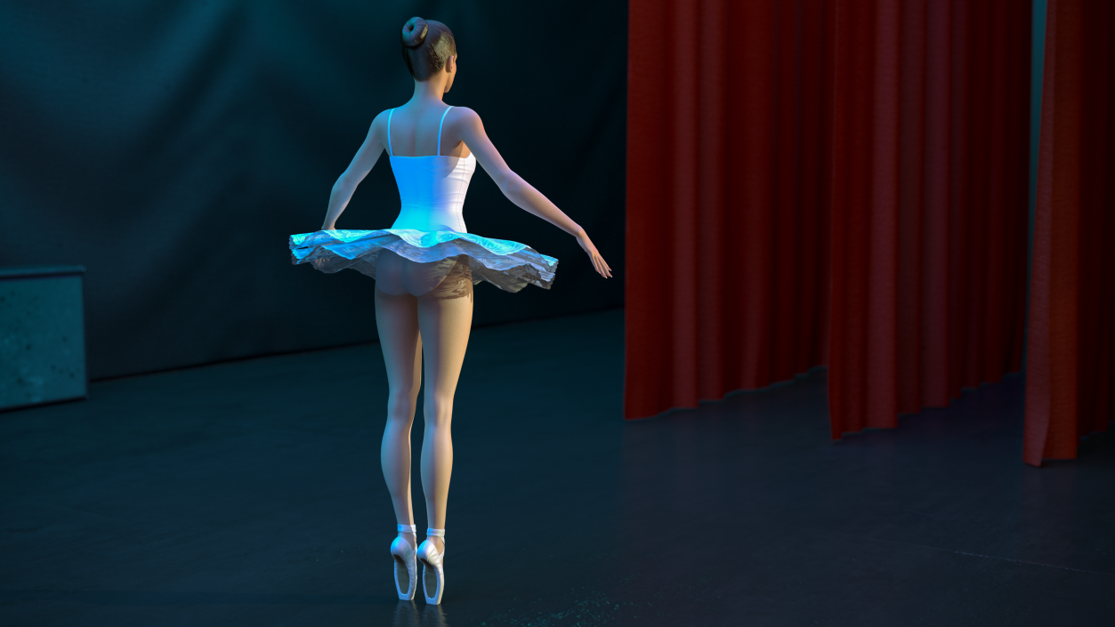 3D Ballerina T Pose