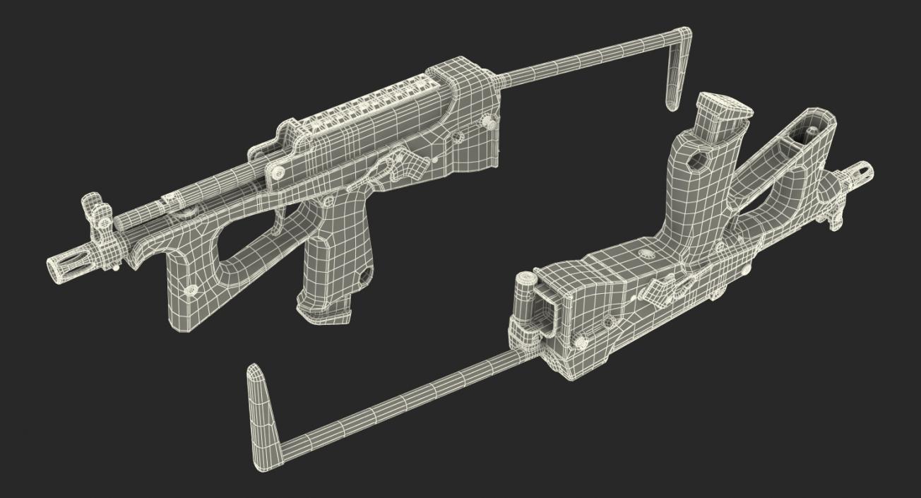 3D Machine Pistol PP-2000 SMG