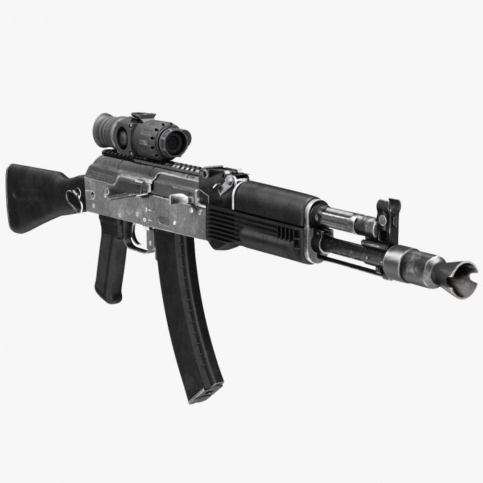 AK104 with Thermal Scope Trijicon IR Patrol M300W 3D model