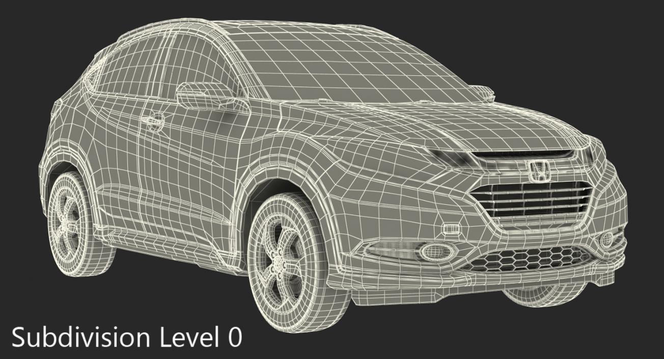 3D Honda HR-V 2017 Simple Interior