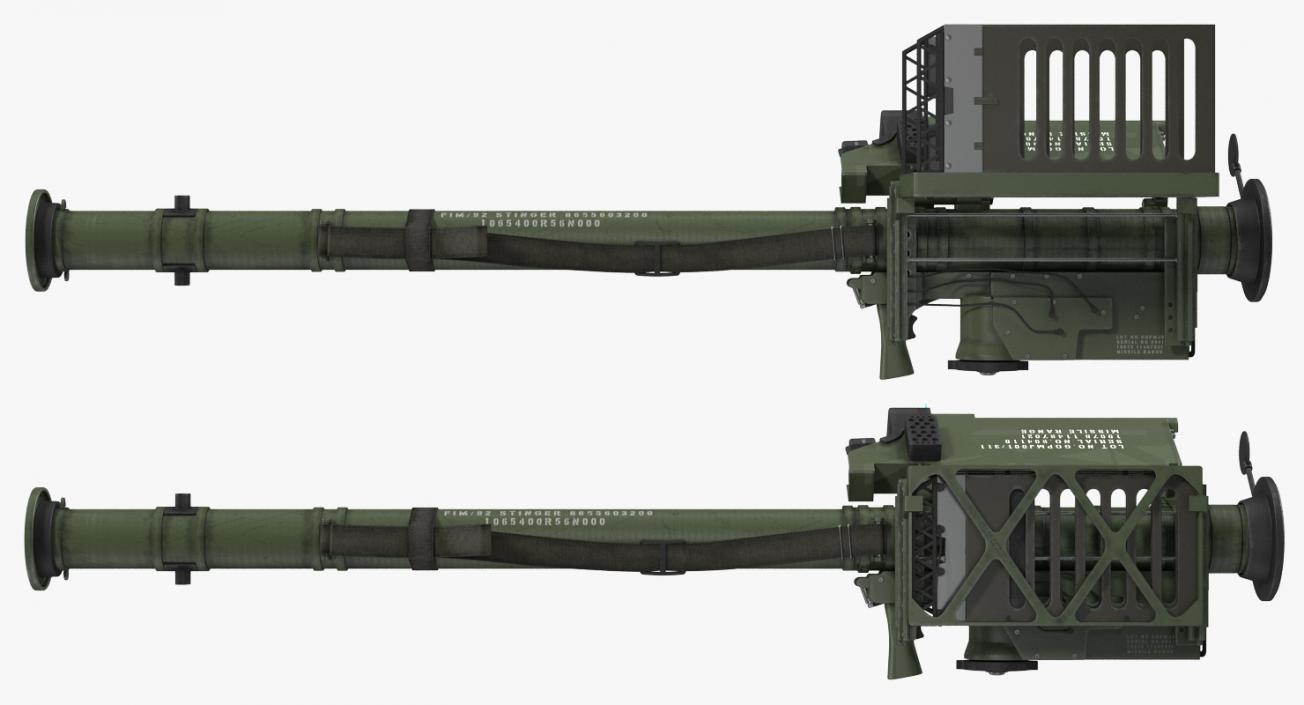 3D FIM-92 Stinger Rigged