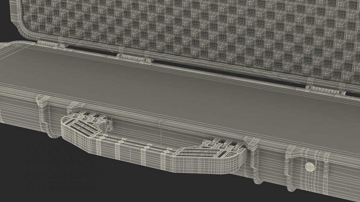 3D Open Rifle Case Sand Color