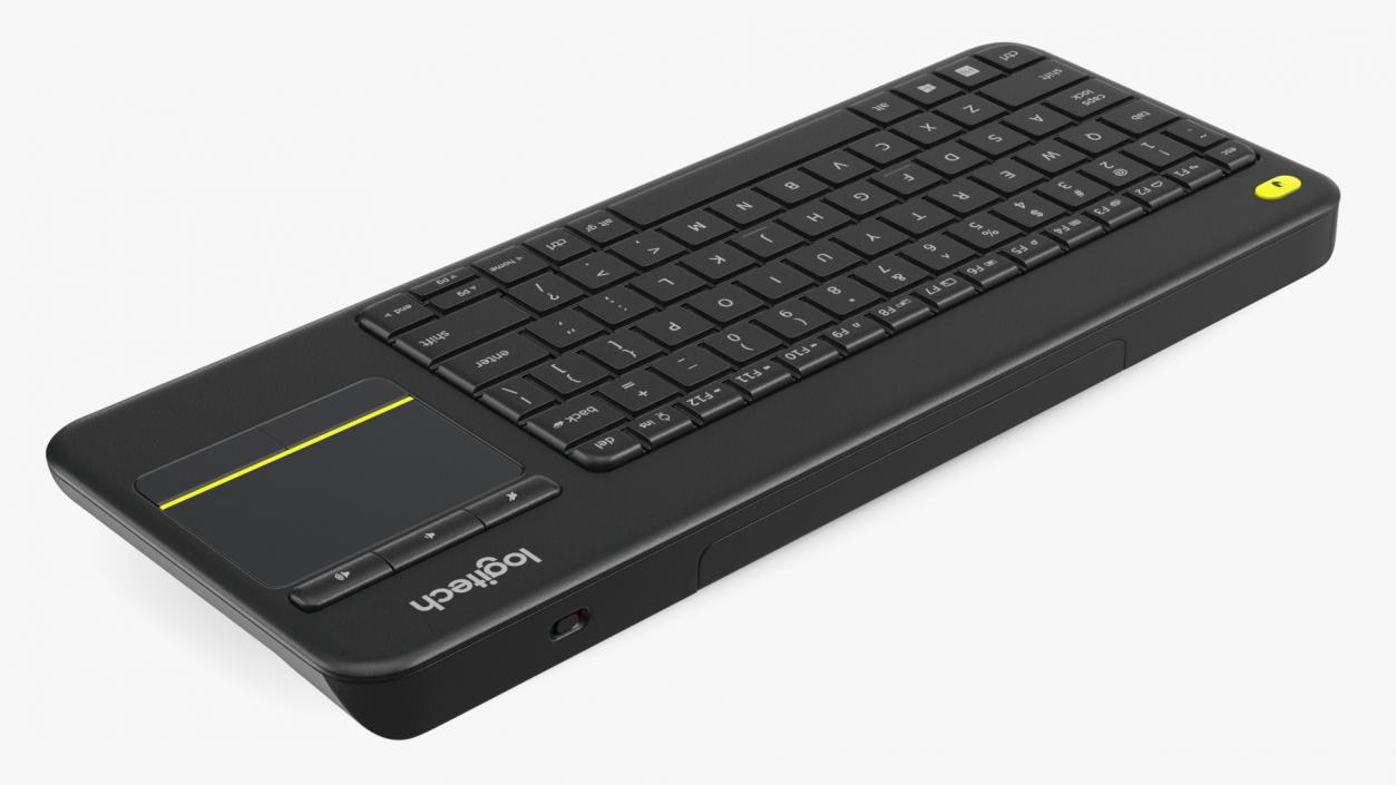 3D Logitech Keyboard K400 Black model