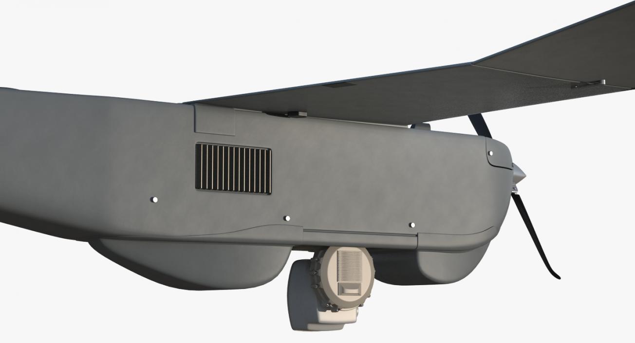 3D model Remote Controlled UAS RQ 20B Puma Rigged