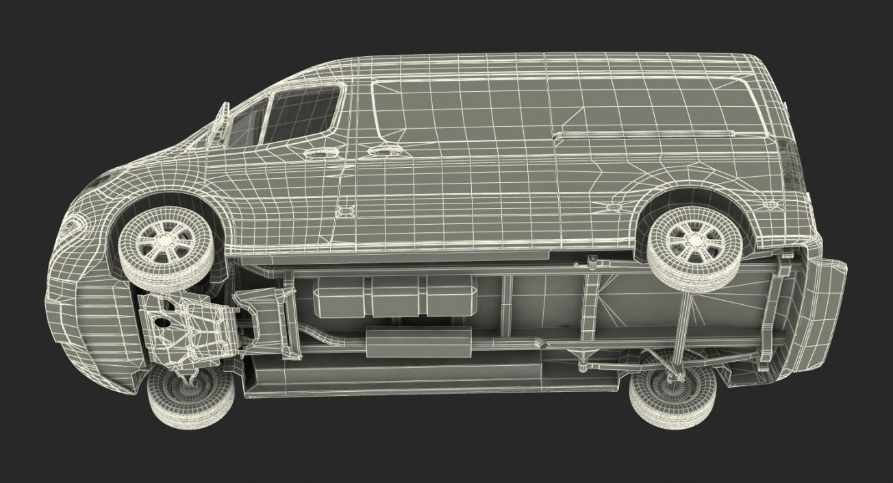 3D Mercedes Sprinter Van 2019
