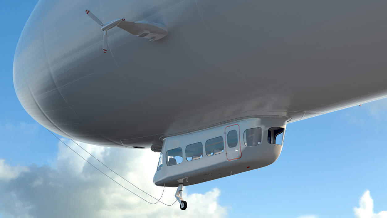 3D Blimp Airship Generic