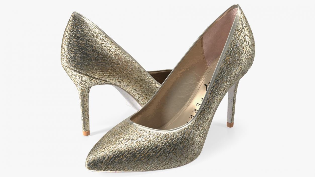 3D model Katy Perry Sparkly Sissy Pumps