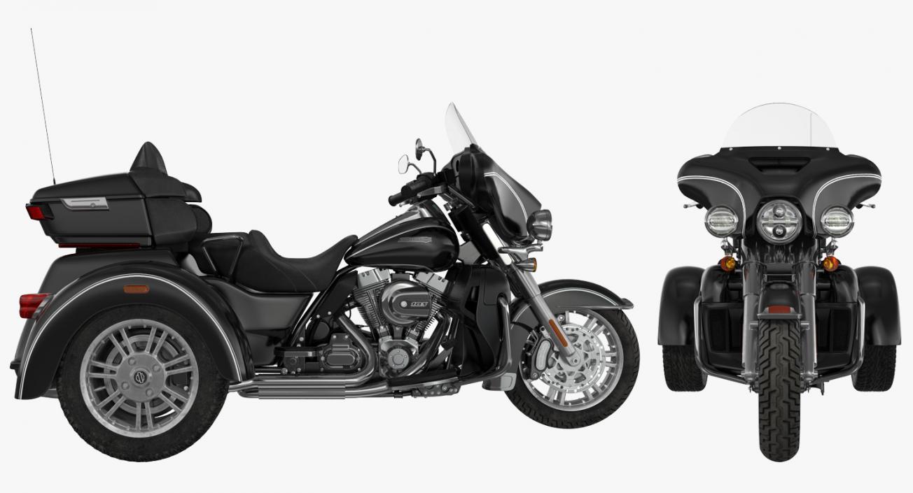 3D model Harley Davidson Tri Glide 2016