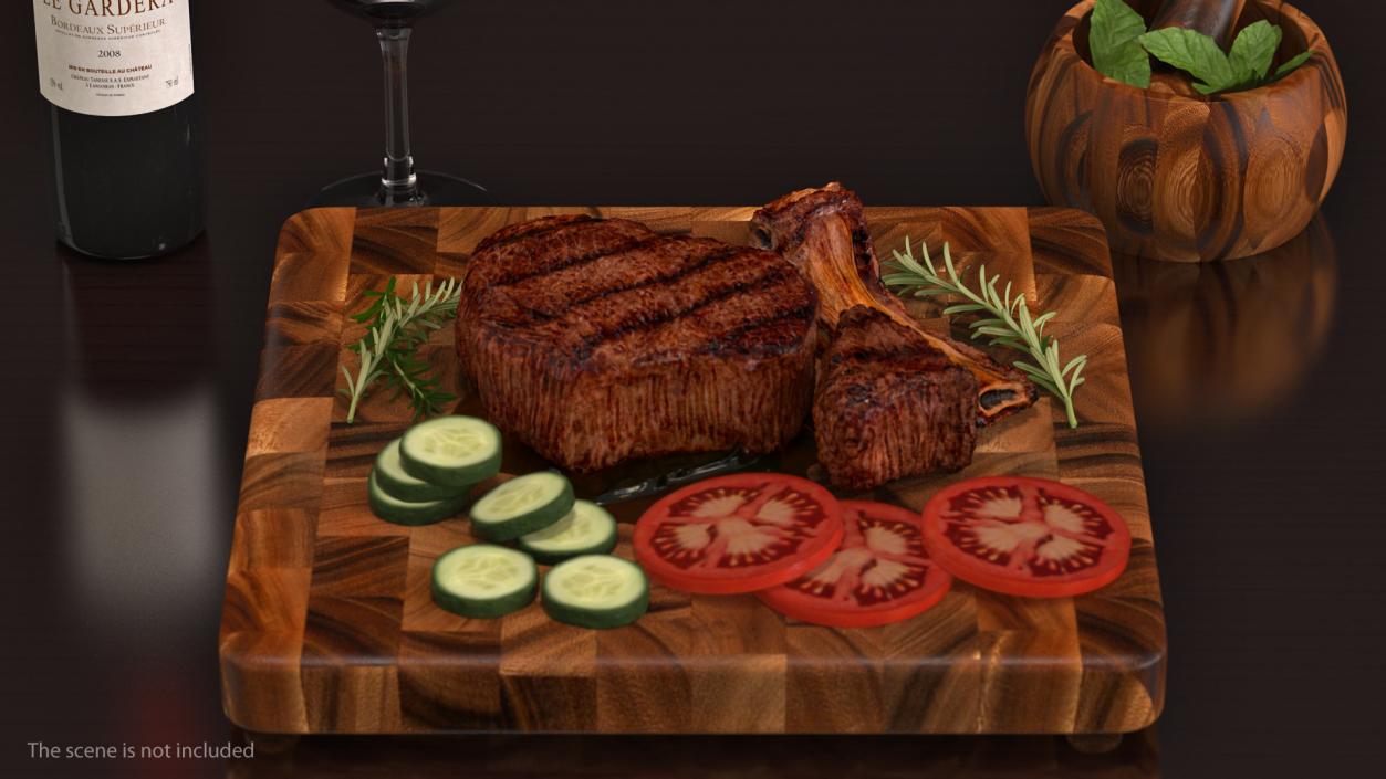 Grilled Flank Steak 3D model