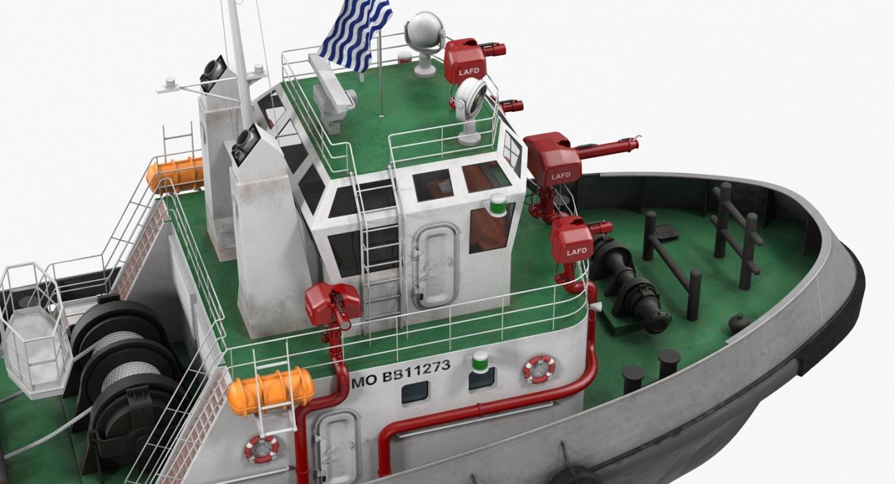 3D Fireboat Generic