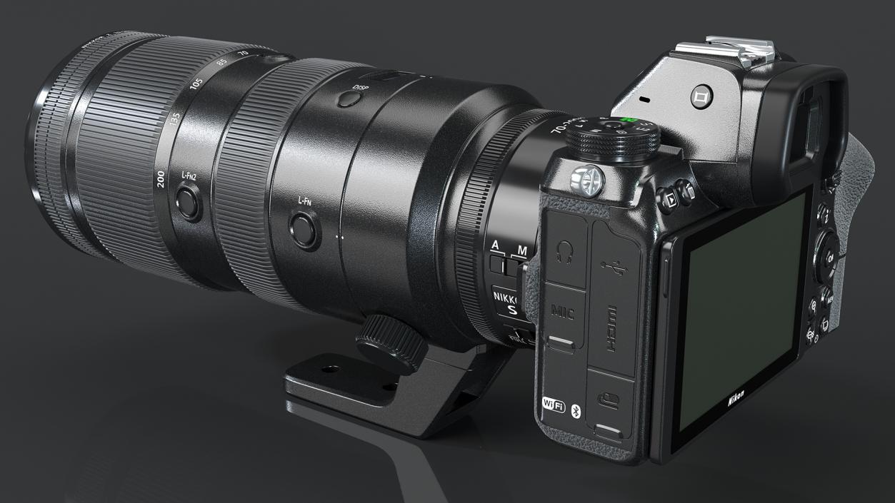 3D Nikon Z7 with NIKKOR Z 70 200mm f2.8 VR S Lens
