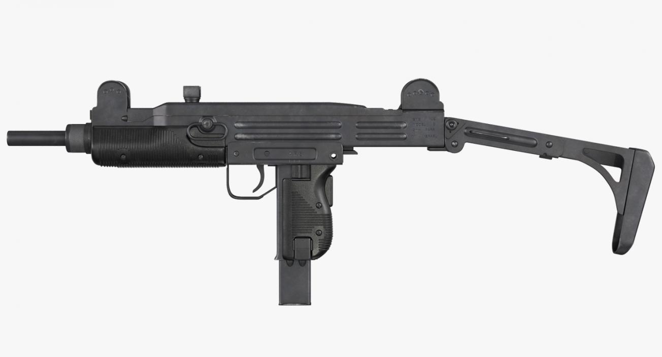 Submachine gun UZI SMG 3D