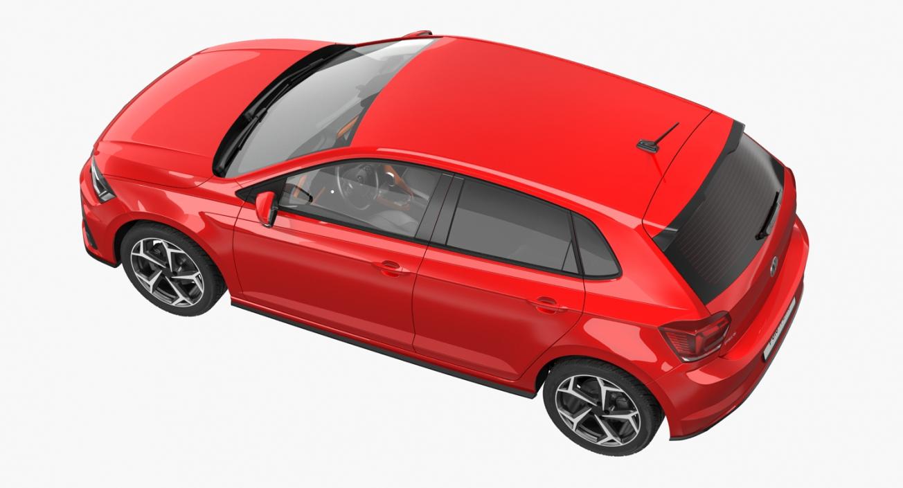 Volkswagen Polo 2018 Rigged 3D