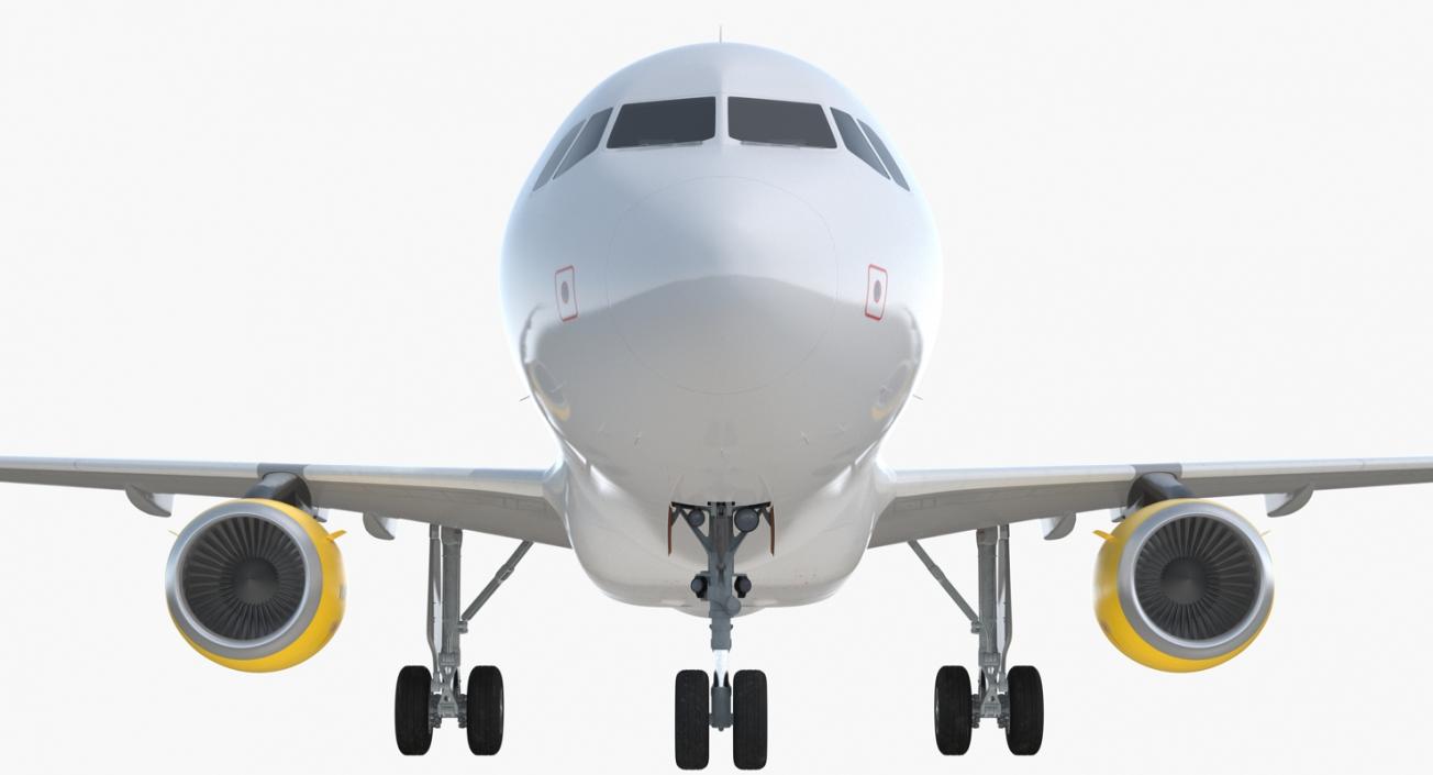 3D model Airbus A321 Vueling Airlines Rigged