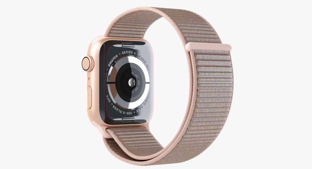 3D model Apple Watch Series 4 Gold
