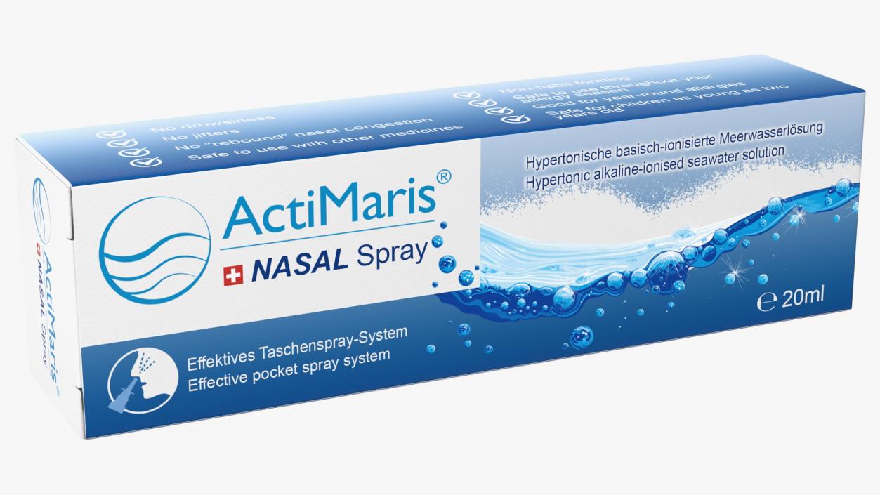 3D model ActiMaris NASAL Spray Box