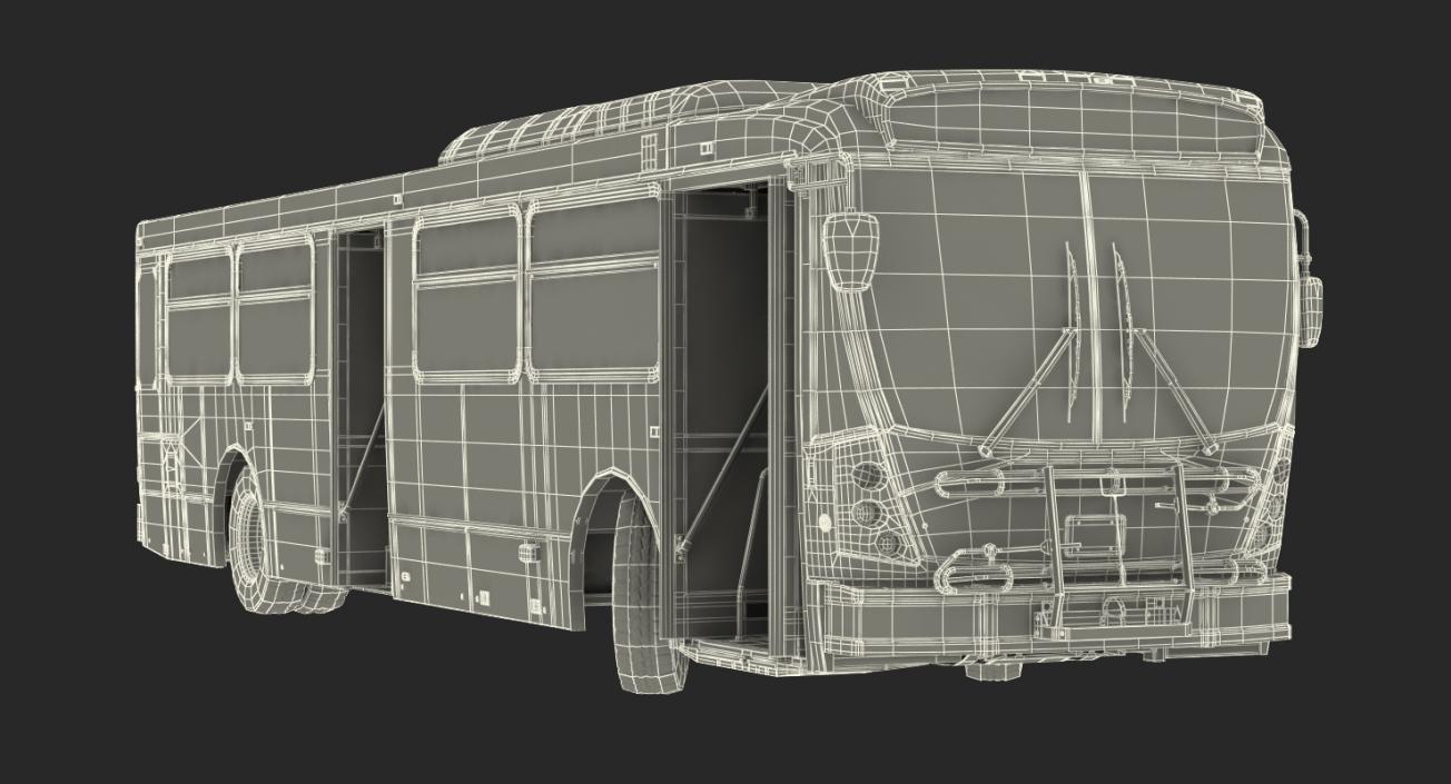 3D model Bus Nabi Model 416 Rigged