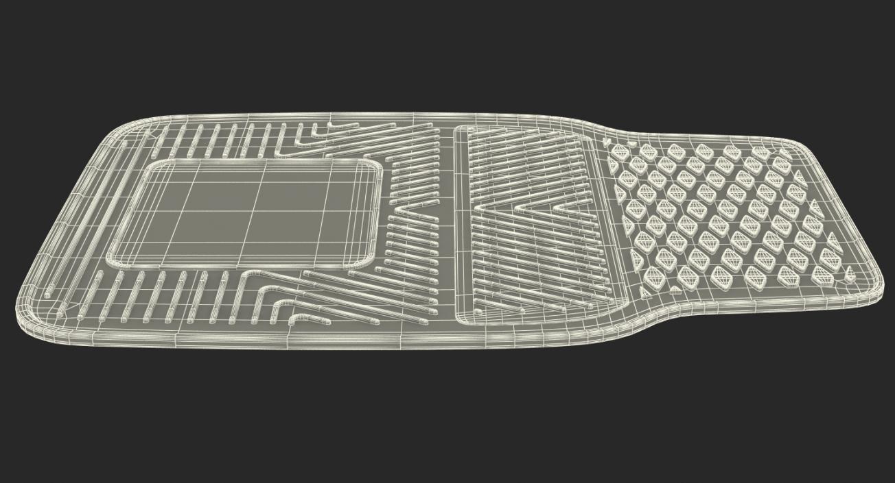 3D model Car Floor Rubber Mat