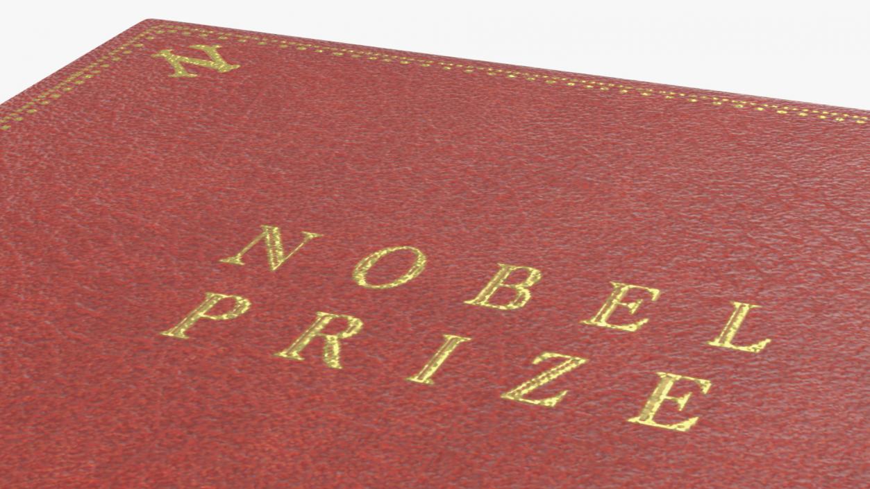 Nobel Prize Box Closed 3D