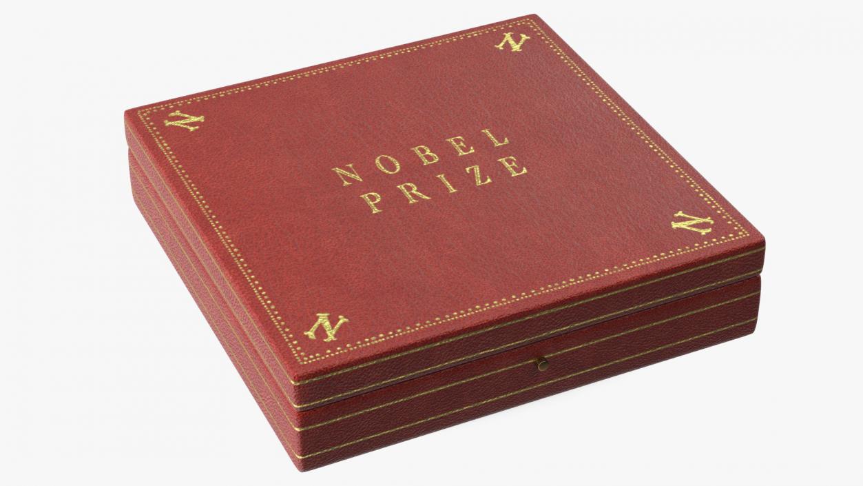 Nobel Prize Box Closed 3D