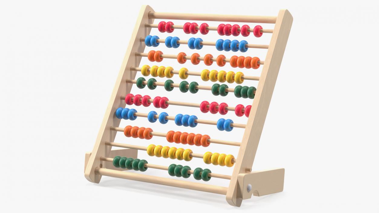 3D model Kids Educational Wooden Abacus